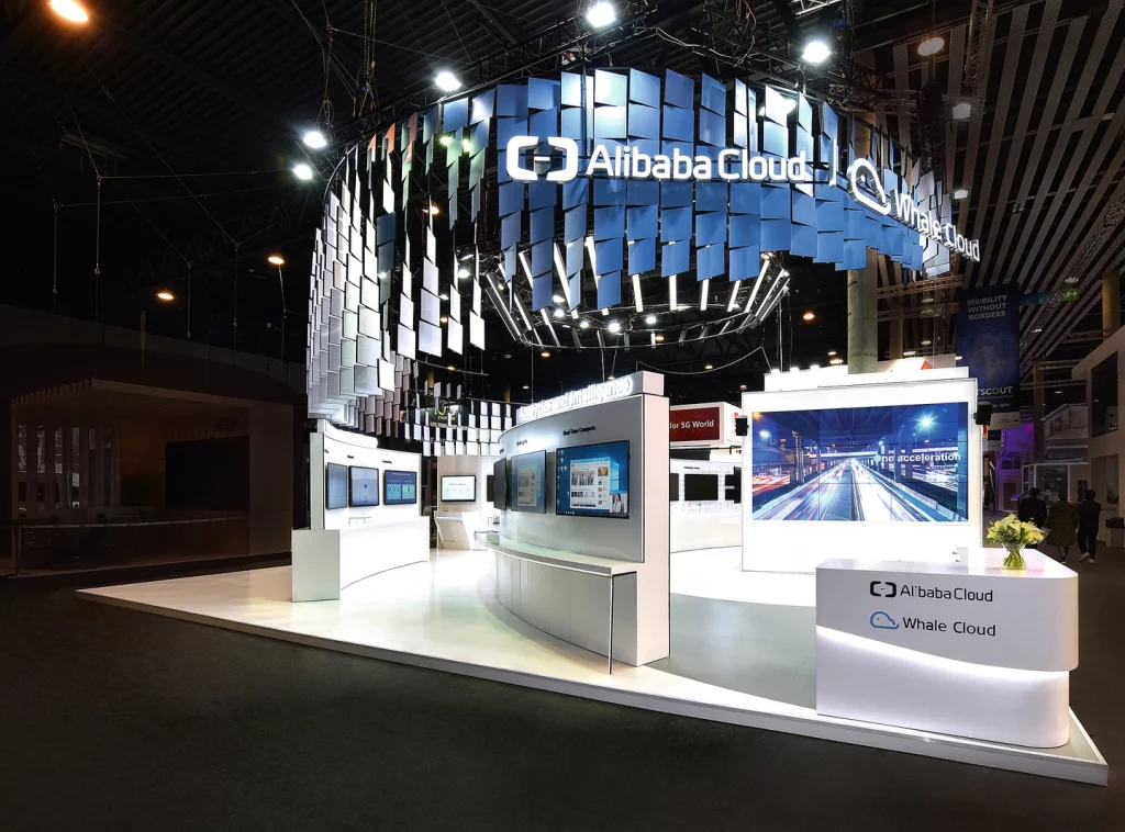 Alibaba exhibition booth by SYMA