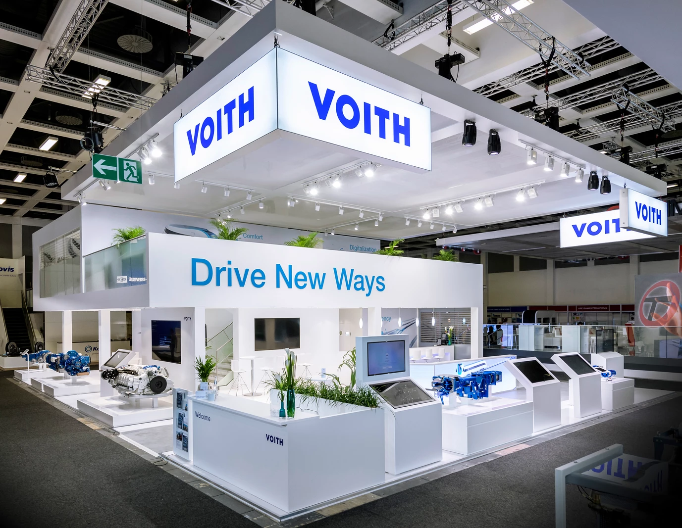 Voith Messestand by SYMA