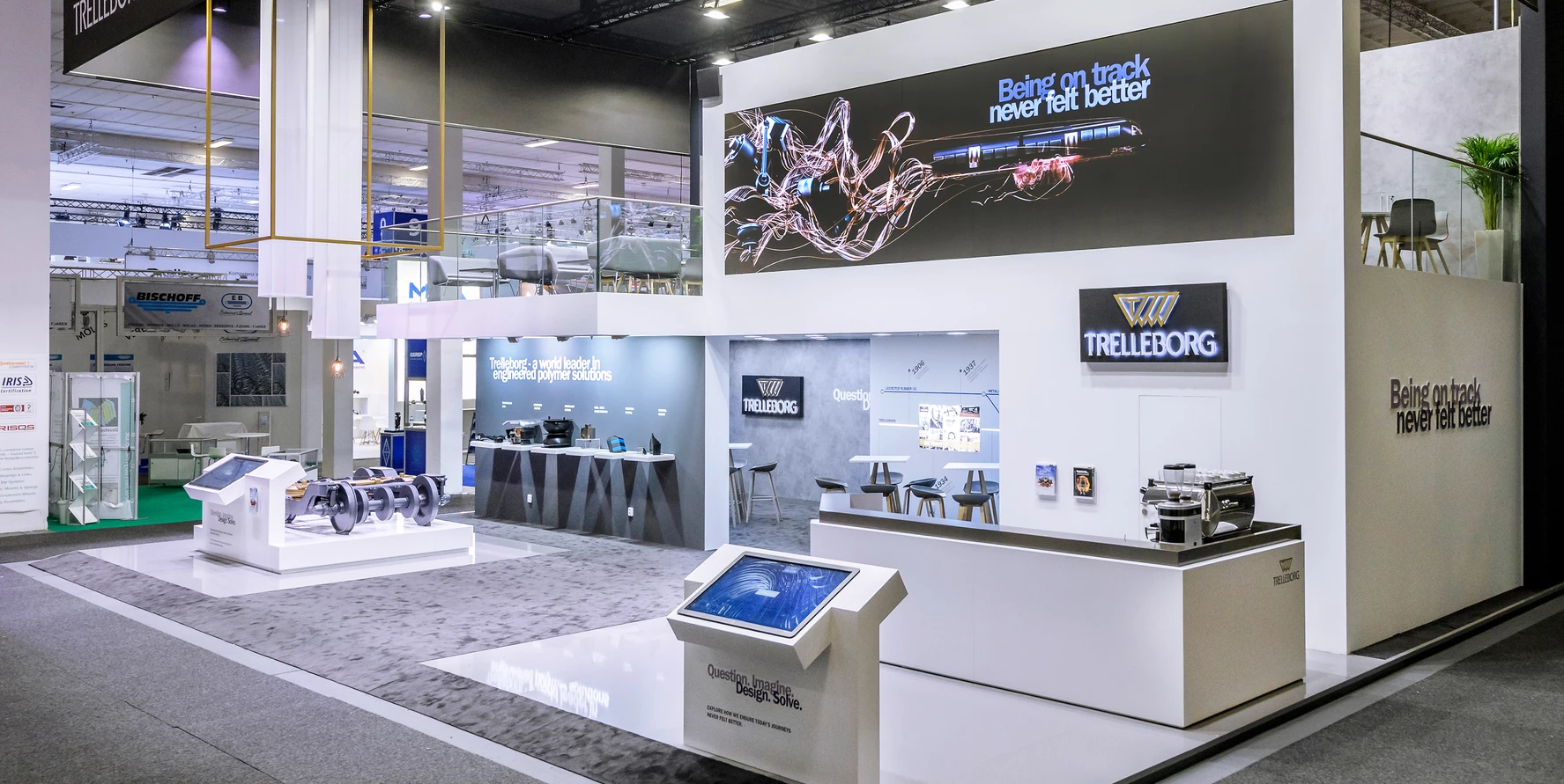 Trelleborg exhibition booth by SYMA