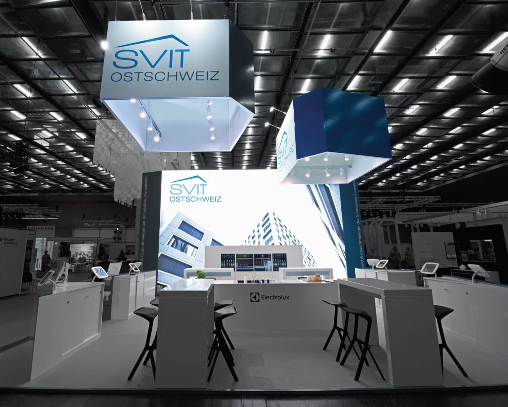 SVIT exhibition booth by SYMA