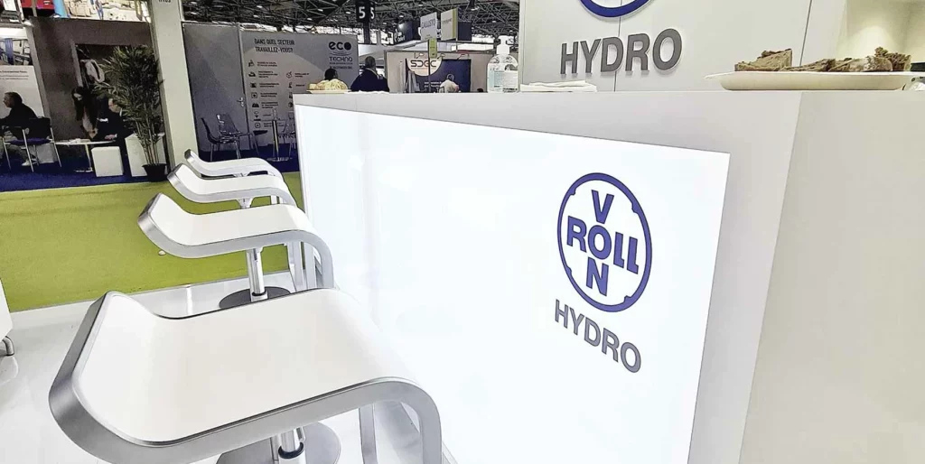 vonRoll Messestand Pollutec 2021 by SYMA