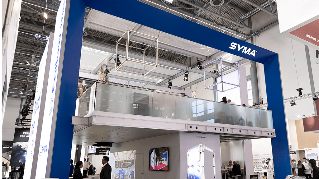 The SYMA booth at EuroShop was impressive.