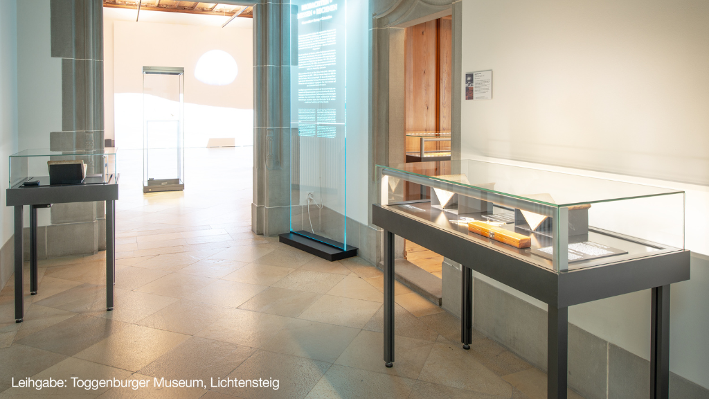 An example of the versatility of SYMA aluminium profiles for museums